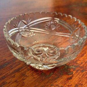 Elegant Crystal Cut Glass Bowl